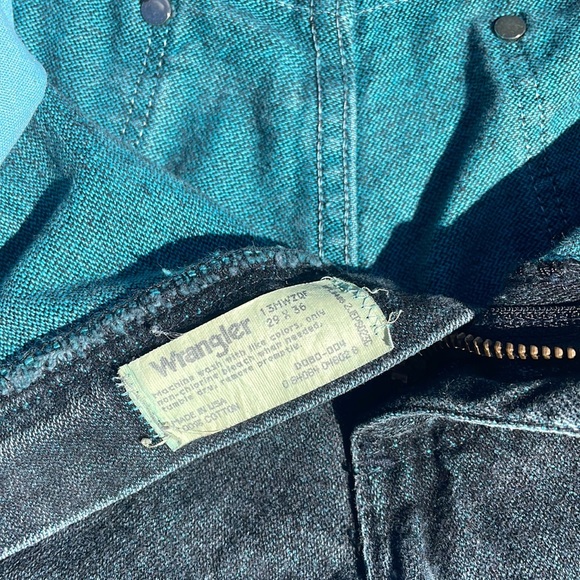 Hand dyed Vintage Wranglers! - Picture 4 of 5